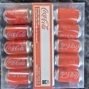 Coca Cola Red Can Novelty Light Set